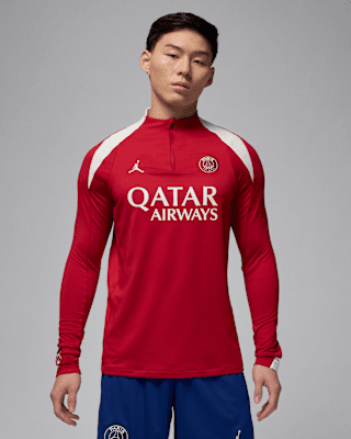 Nike Cuarta equipación París Saint-Germain StrikeCamiseta de fútbol de entrenamiento de tejido Knit Jordan Dri-FIT - Hombre