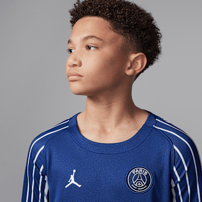 Nike Cuarta Equipación Stadium París Saint-Germain 2024/25Camiseta De Fútbol Replica De Manga Larga Jordan Dri-FIT - Niño/a