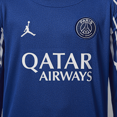 Nike Cuarta Equipación Stadium París Saint-Germain 2024/25Camiseta De Fútbol Replica De Manga Larga Jordan Dri-FIT - Niño/a