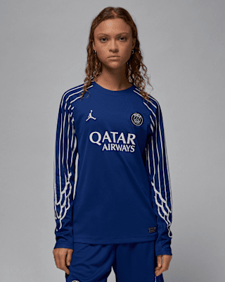 Nike Cuarta equipación Stadium París Saint-Germain 2024/25Camiseta de fútbol Replica de manga larga Jordan Dri-FIT - Mujer