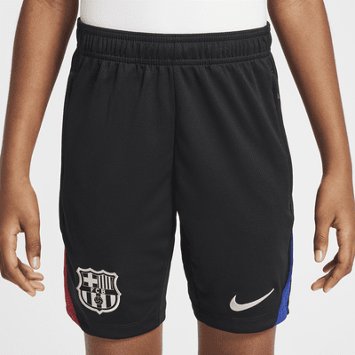 Nike FC Barcelona StrikePantalón Corto De Fútbol De Tejido Knit Nike Dri-FIT - Niño/a