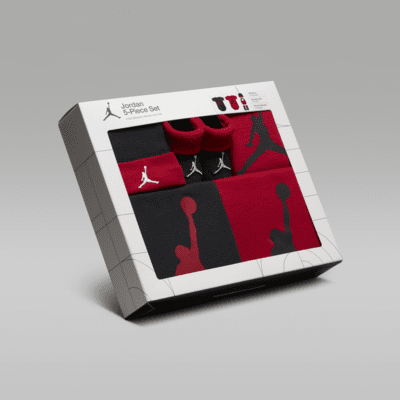 Nike Jordan 5-Piece Core Gift SetConjunto De Bodies De Cinco Piezas - Bebé