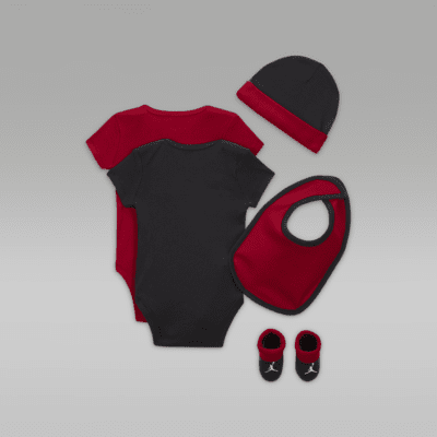 Nike Jordan 5-Piece Core Gift SetConjunto De Bodies De Cinco Piezas - Bebé