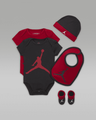 Nike Jordan 5-Piece Core Gift SetConjunto de bodies de cinco piezas - Bebé