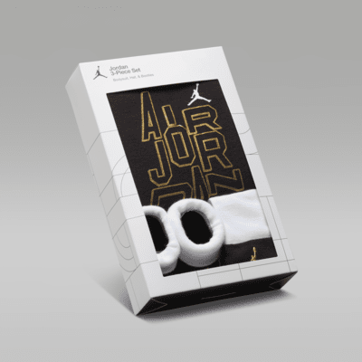 Nike Jordan Holiday Shine 3-Piece Boxed SetConjunto De Body De Tres Piezas - Bebé