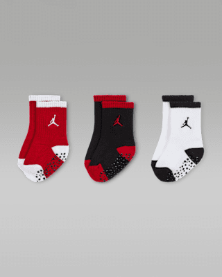 Nike Jordan JumpmanCalcetines hasta el tobillo con agarre (3 pares) - Bebé