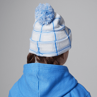 Nike JordanGorro Con Pompón Y Estampado A Cuadros Para Invierno - Niño/a