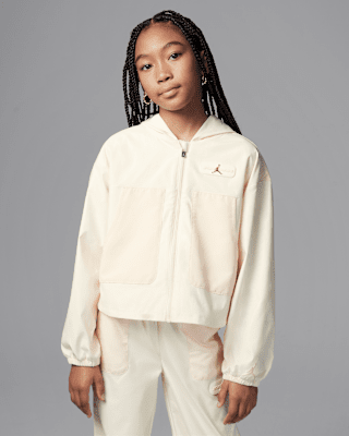 Nike JordanSudadera de tejido Woven con capucha y cremallera completa Crafted Utility - Niño/a