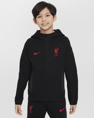 Nike Liverpool FC Tech FleeceSudadera con capucha de fútbol con cremallera completa Nike - Niño