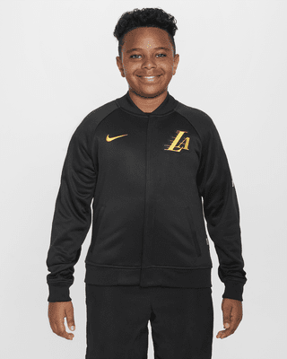Nike Los Angeles Lakers Showtime City EditionChaqueta de manga larga con cremallera completa Nike Dri-FIT - Niño/a