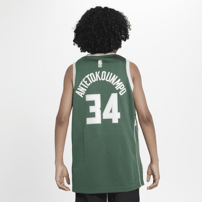 Nike Milwaukee Bucks 2023/24 Icon EditionCamiseta Nike NBA Swingman - Niño/a