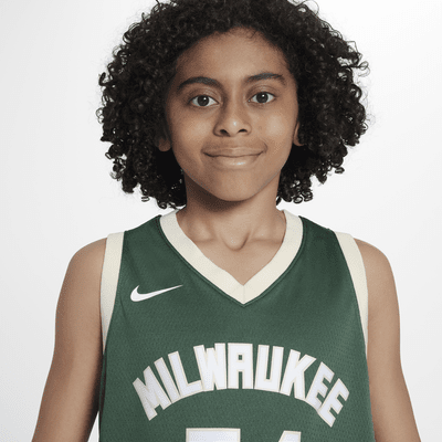 Nike Milwaukee Bucks 2023/24 Icon EditionCamiseta Nike NBA Swingman - Niño/a