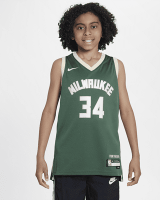Nike Milwaukee Bucks 2023/24 Icon EditionCamiseta Nike NBA Swingman - Niño/a