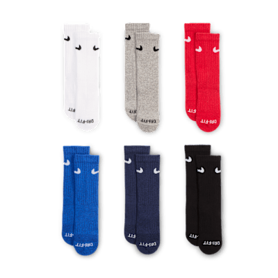 Nike Nike Dri-FIT Performance BasicsCalcetines Largos (6 Pares) - Niño/a Pequeño/a