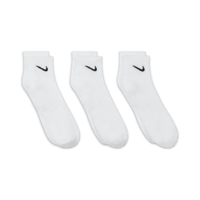 Nike Nike Everyday CushionedCalcetines De Entrenamiento Hasta El Tobillo (3 Pares)