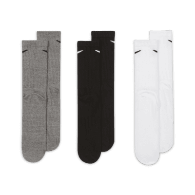 Nike Nike Everyday LightweightCalcetines Largos De Entrenamiento (3 pares)