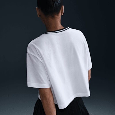 Nike Nike HeritageCrop Top De Manga Corta Dri-FIT - Mujer