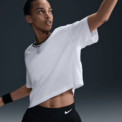 Nike Nike HeritageCrop Top De Manga Corta Dri-FIT - Mujer