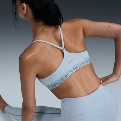Nike Nike IndySujetador Deportivo Regulable De Sujeción Ligera Con Almohadilla - Mujer