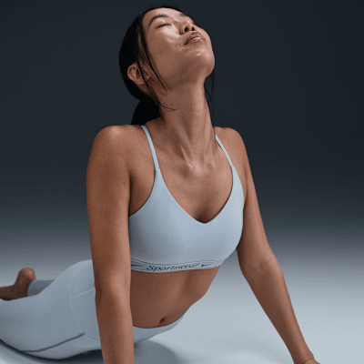 Nike Nike IndySujetador Deportivo Regulable De Sujeción Ligera Con Almohadilla - Mujer
