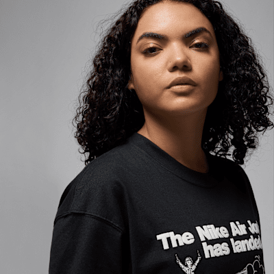 Nike JordanCamiseta Oversize Con Estampado - Mujer