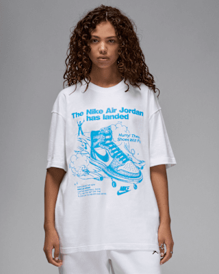 Nike JordanCamiseta oversize con estampado - Mujer