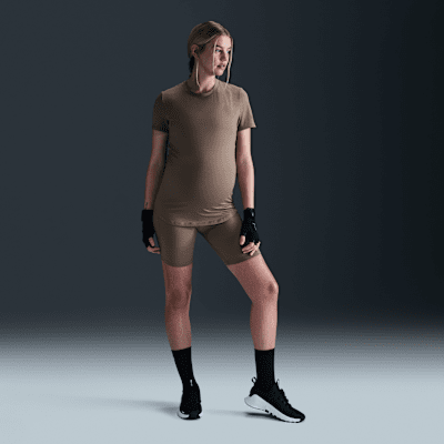 Nike Nike (M) OneCamiseta De Manga Corta Con Ajuste Entallado Dri-FIT (Maternity) - Mujer