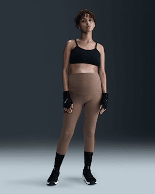 Nike Nike (M) OneLeggings de 7/8 y talle alto con bolsillos (Maternity) - Mujer