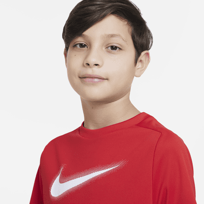 Nike Nike MultiCamiseta De Entrenamiento Con Estampado Dri-FIT - Niño