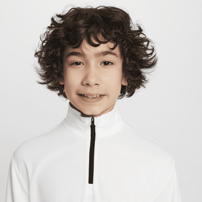 Nike Nike MultiParte De Arriba De Manga Larga Con Media Cremallera Dri-FIT UV - Niño