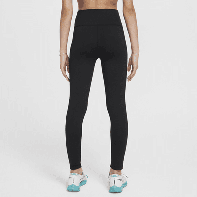 Nike Nike OneLeggings De Talle Alto Dri-FIT - Niña