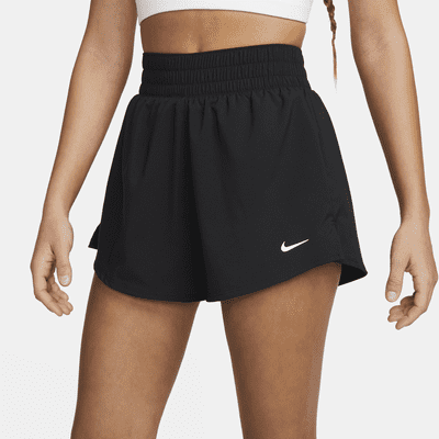 Nike Nike OnePantalón Corto De 8 cm Con Talle Alto Y Diseño 2 En 1 Dri-FIT - Mujer