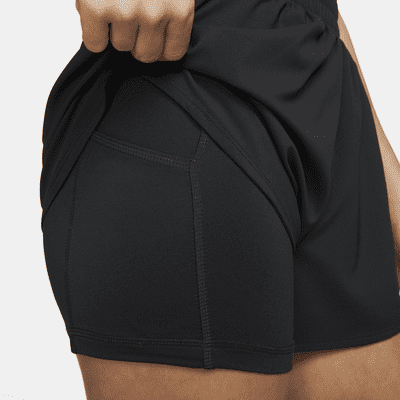 Nike Nike OnePantalón Corto De 8 cm Con Talle Alto Y Diseño 2 En 1 Dri-FIT - Mujer