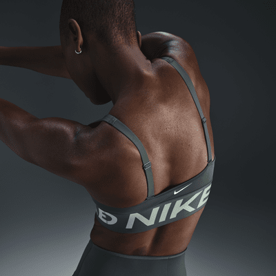 Nike Nike Pro Indy PlungeSujetador Deportivo De Sujeción Media Con Almohadilla - Mujer