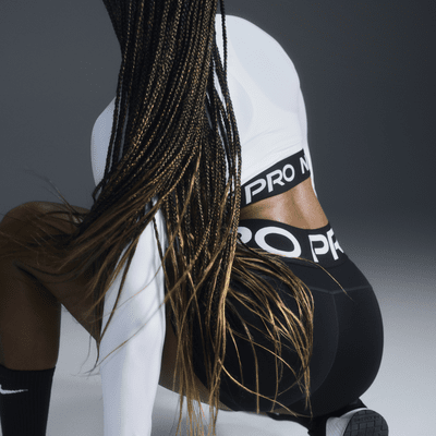 Nike Nike Pro SculptMallas Cortas De 8 cm Y Talle Alto - Mujer