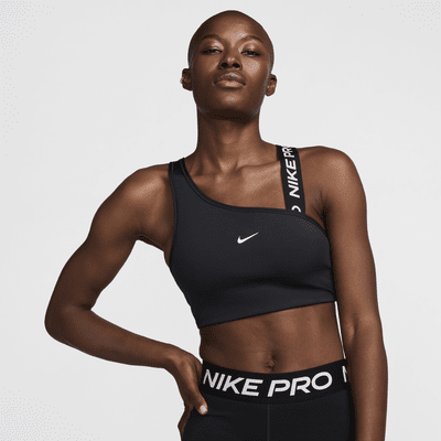 Nike Nike Pro Swoosh 2.0Sujetador Deportivo De Sujeción Media Con Almohadilla - Mujer