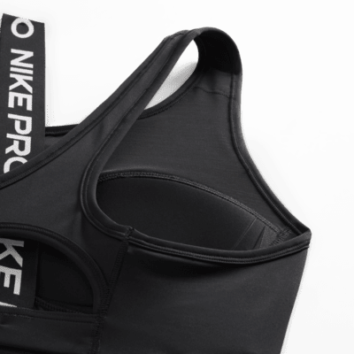 Nike Nike Pro Swoosh 2.0Sujetador Deportivo De Sujeción Media Con Almohadilla - Mujer