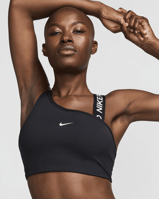 Nike Nike Pro Swoosh 2.0Sujetador deportivo de sujeción media con almohadilla - Mujer