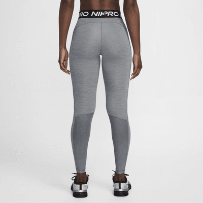 Nike Nike ProLeggings De Talle Medio Con Paneles De Malla - Mujer