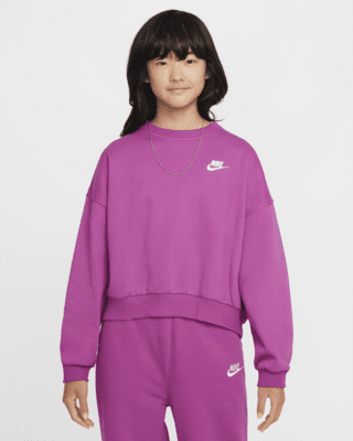 Nike Nike Sportswear Club FleeceSudadera de cuello redondo y ajuste amplio - Niña