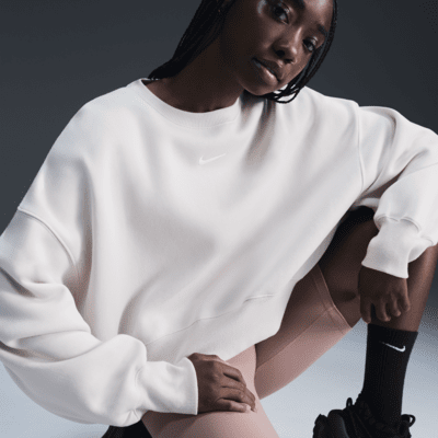 Nike Nike Sportswear Phoenix FleeceSudadera De Chándal De Cuello Redondo Extraoversize - Mujer