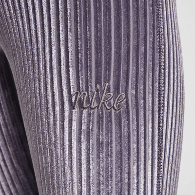 Nike Nike SportswearLeggings De Canalé Acampanados De Talle Alto - Niña