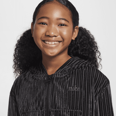 Nike Nike SportswearSudadera Con Capucha De Canalé Con Cremallera Completa - Niña