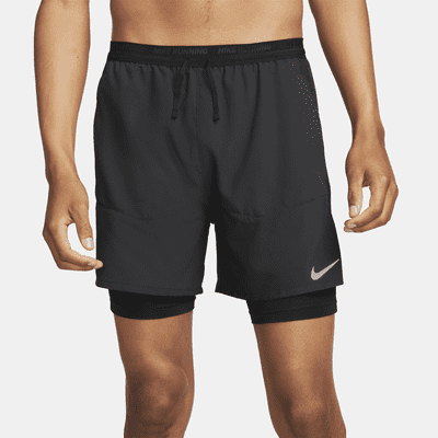Nike Nike StridePantalón Corto De Running Híbrido Dri-FIT De 13 cm - Hombre