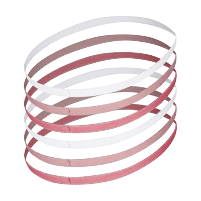 Nike Nike Swoosh SportCinta Para El Pelo Metalizada (paquete De 6)