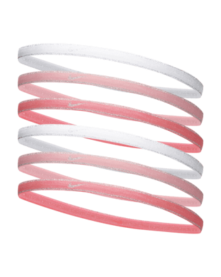 Nike Nike Swoosh SportCinta para el pelo metalizada (paquete de 6)