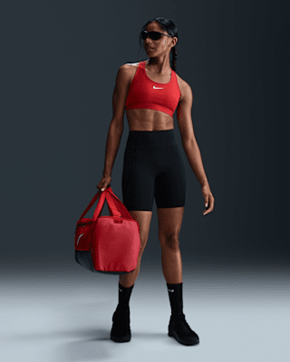 Nike Nike UniversaPantalón corto de talle alto y sujeción media de 20 cm con bolsillos de ciclismo - Mujer