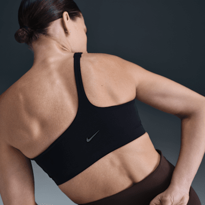 Nike Nike Zenvy AsymmetricalSujetador Deportivo De Sujeción Ligera Con Almohadilla - Mujer
