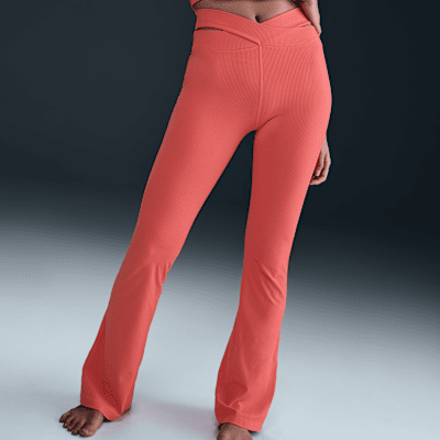 Nike Nike Zenvy RibLeggings Acampanados De Talle Alto Y Sujeción Ligera - Mujer