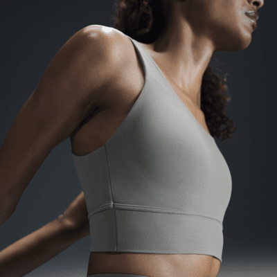 Nike Nike ZenvySujetador Deportivo De Sujeción Media Con Almohadilla Y Escote Alto - Mujer